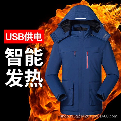 Зимняя куртка, лыжный водонепроницаемый утепленный удерживающий тепло лыжный костюм подходит для мужчин и женщин