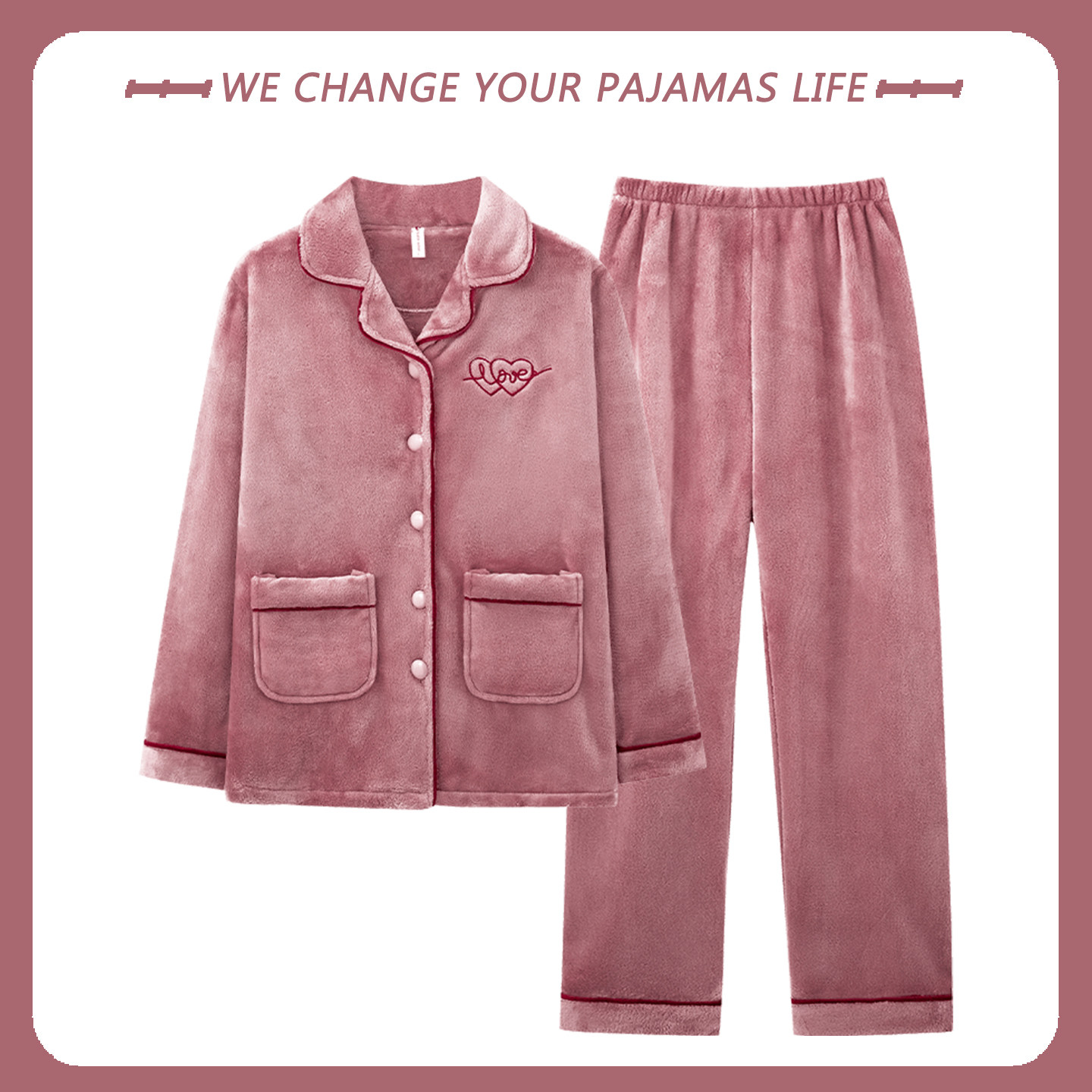 珊瑚绒面料+不起球不褪色