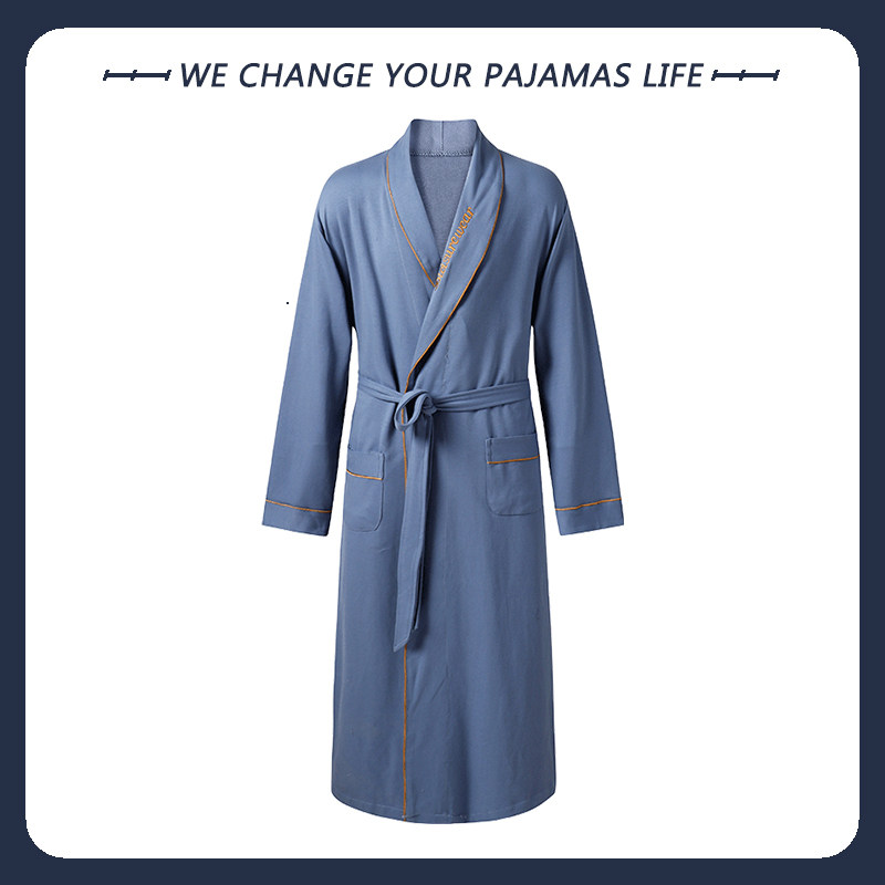 ARCTIC VELVET PAJAMAS MENS SPRING SUMMER LONG SLEEVE THIN BENMEI YEAR FESTIVE RED CASUAL NIGHTGOWN BATHROBE LOUNGEWEAR