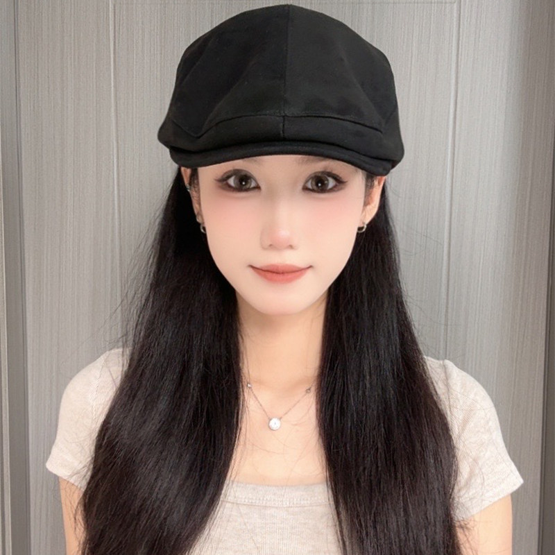 春秋季户外反戴贝雷帽女款显脸小