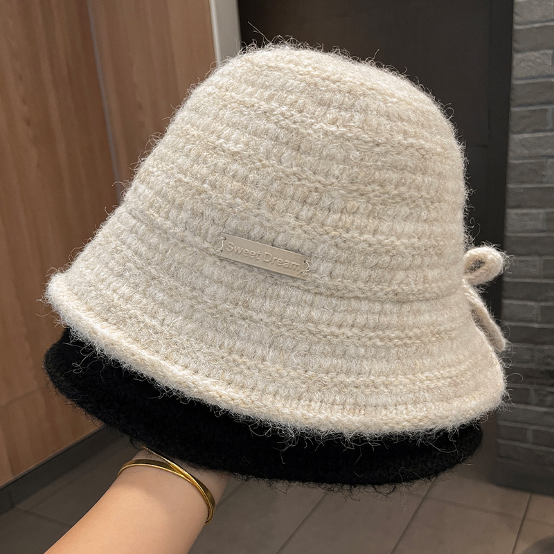 秋冬季保暖针织渔夫帽子女高级感