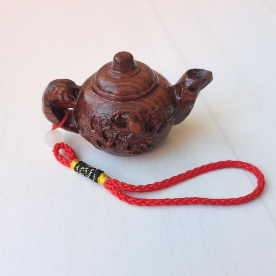 把把壶手把件沉香木钥匙扣把玩