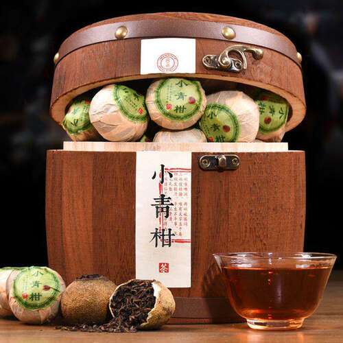 新会小青柑宫廷柑普熟茶礼盒