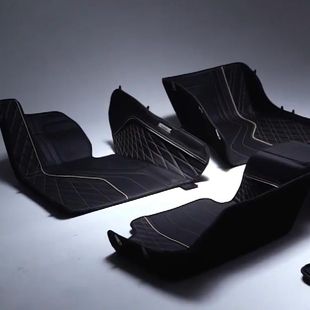 BMW宝马原厂57系G38 3D大包围人造革全包围脚垫豪华脚垫立体 G12