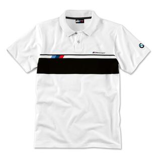 BMW宝马新款Motosports运动系列白色短袖POLO衫时尚T恤简洁款