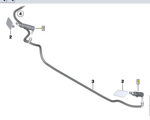 BMW宝马原厂新款3系原厂大灯清洗装置 F25 20i 25i大灯清喷嘴盖-封面