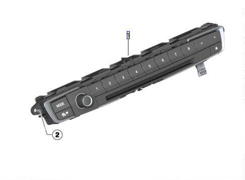 BMW宝马原厂新款1234收音机按键F30 F22 F35 F36 CD音频操作单元