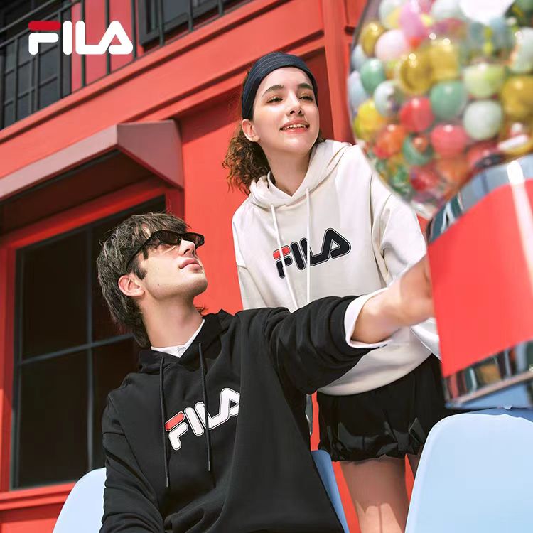 FILA斐乐情侣款连帽卫衣