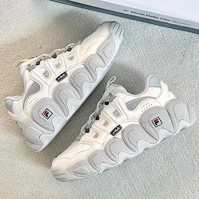 FILA斐乐女鞋可颂面包鞋老爹鞋2025冬季新款休闲厚底男鞋运动鞋