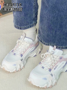 FILA斐乐征峰者老爹鞋春季欧客漫复古运动休闲女鞋F12W031111FGR