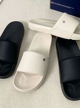 FILA斐乐男鞋运动拖鞋2025新款漂流船2休闲黑色鞋子凉拖