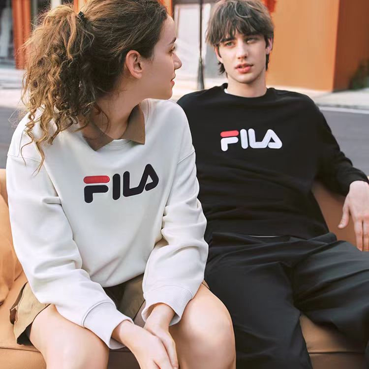FILA斐乐情侣款套头卫衣