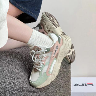 休闲软底鞋 FILA斐乐25秋冬火星老爹鞋 新款 1S复古运动鞋 子 MARS