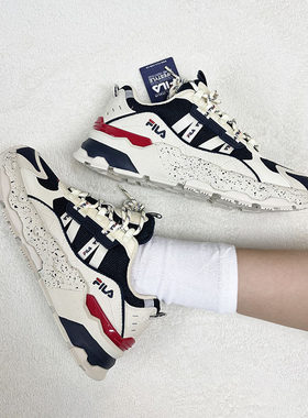 FILA斐乐TREK满天星男鞋休闲运动老爹鞋男时尚透气复古休闲运动鞋