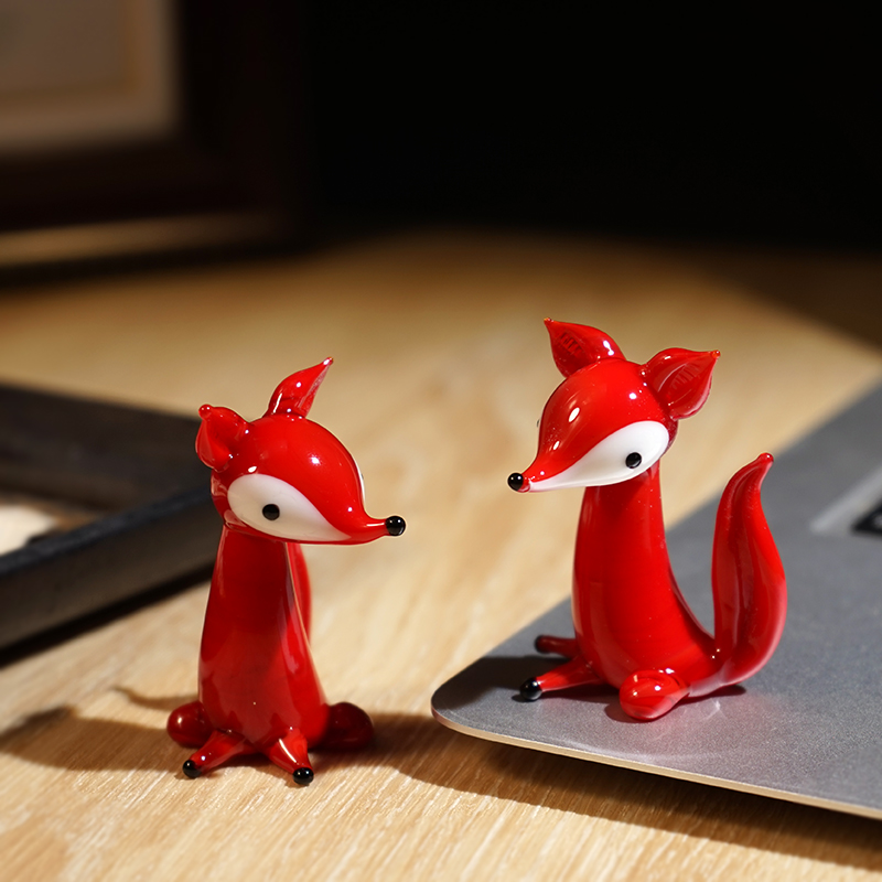 红狐狸|手工玻璃小摆件