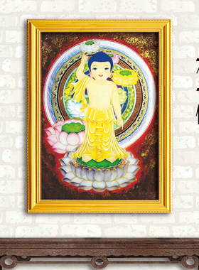 悉达多太子佛画像释迦牟尼佛画像