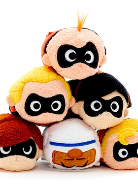 超人总动员特工队2 tsum 松松系列毛绒玩具公仔叠叠乐趴趴礼物