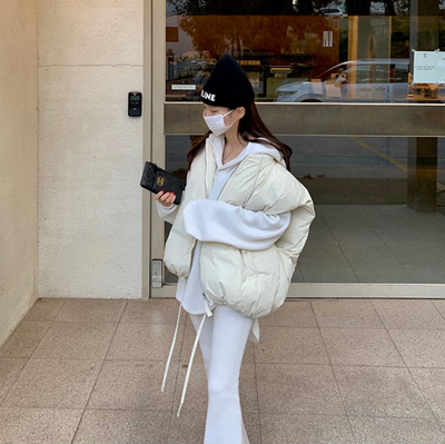 韩国羽绒棉衣保暖马甲面包服