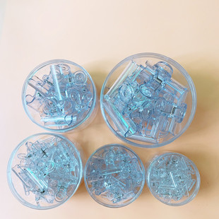 透明塑料夾子票據(jù)夾小夾子38mm22mm31mm50mm63mm全透明白色燕尾夾
