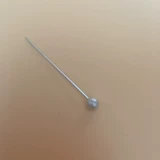 DIY Bead Bead Ligle Игла Цвет Чина Иголка Жемчужина Большая головка крепит круглый цвет игла из бусинки белый 800/коробка