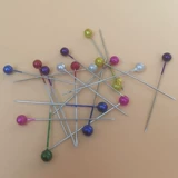 DIY Bead Bead Ligle Игла Цвет Чина Иголка Жемчужина Большая головка крепит круглый цвет игла из бусинки белый 800/коробка
