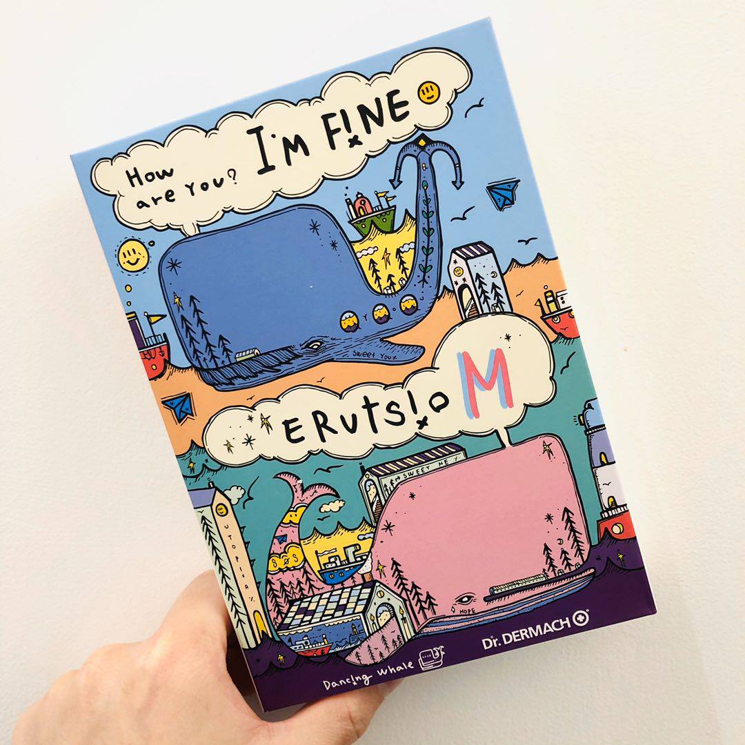 韩国进口清潭洞im fine德美清小鲸鱼面膜补水保湿提亮敏感肌可用