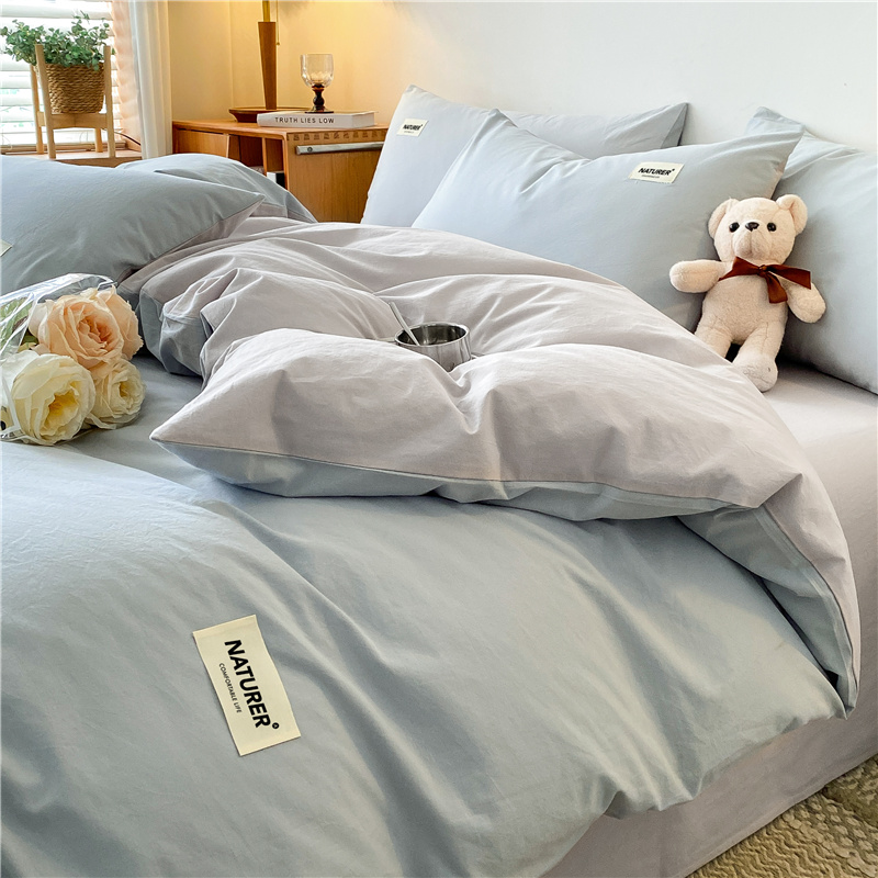 床单款四件套全棉简约2023年新款