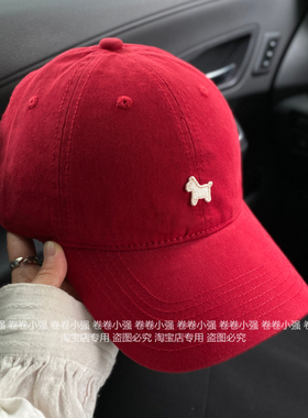 春夏韩版可爱卡通小马刺绣纯色简约百搭软顶棒球帽女显脸小鸭舌帽