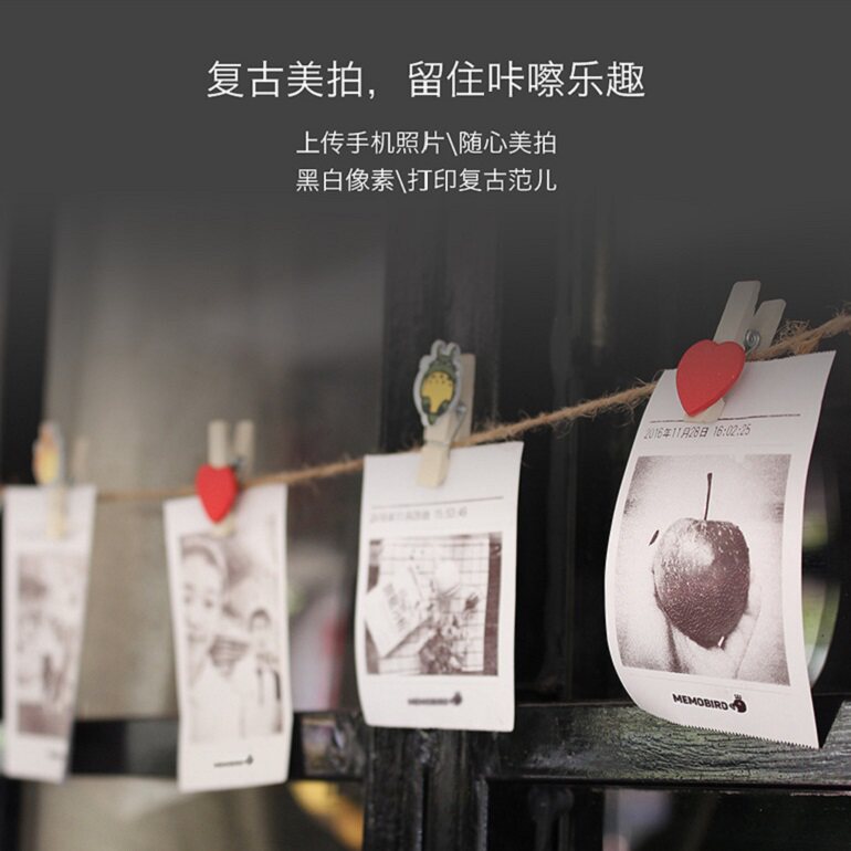 장거리 사랑 유물 고백 로맨틱 커플 생일 선물 소녀 남자 친구 발렌타인 데이 뻐꾸기 기계 원격 프린터