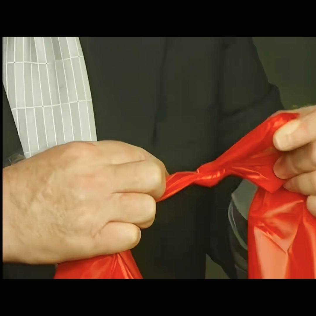 魔术教学 2024打结丝巾流程Slydini's Knotted Silks 视频加讲义