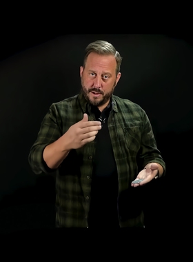 魔术教学 2025中文无道具硬币流程Fire Fly by Rick Holcombe新版