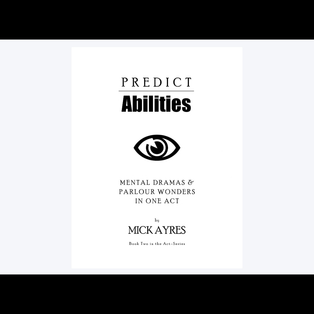 魔术教学 史诗级24大师纸牌心灵Predict Abilities 超值 中文讲义