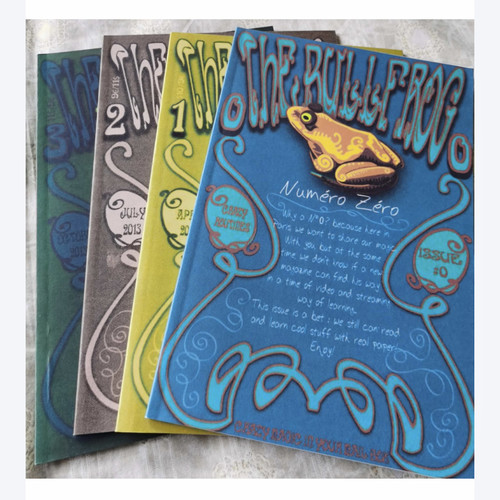 超稀有讲义The Bullfrog Magazine 0-3牛蛙杂志 多套流程魔术教学