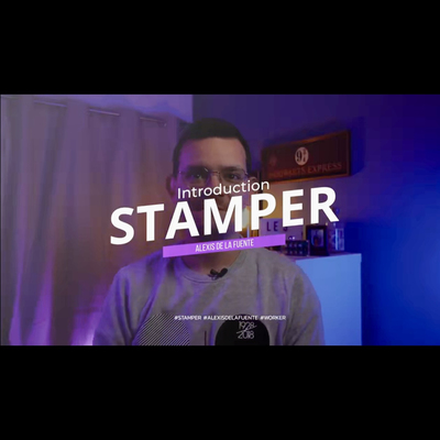 魔术教学 2024纸牌流程Stamper by Alexis De La Fuente 新手法