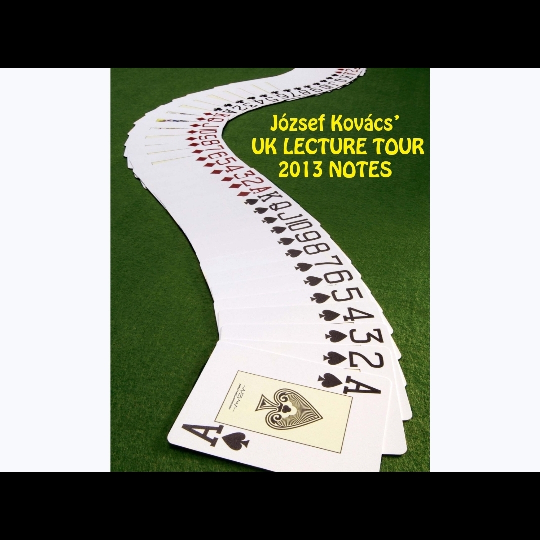魔术教学 2025中文讲义《纸牌预测》UK Lecture Tour Notes 超值