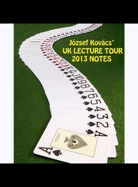 魔术教学 2025中文讲义《纸牌预测》UK Lecture Tour Notes 超值