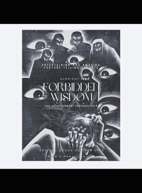 魔术教学 多效果读心Forbidden Wisdom Revised&Expanded 超值版