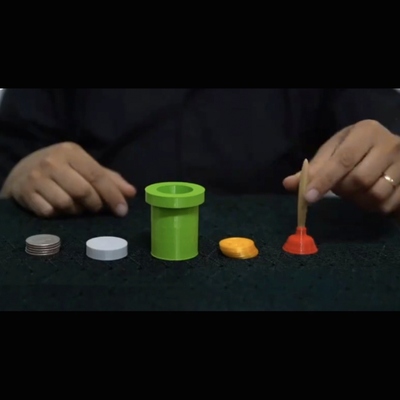 魔术教学 24创意硬币流程Mysterius Plumber by Mago Flash 超值