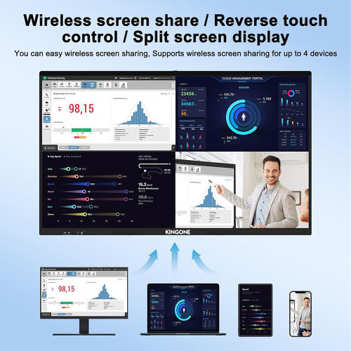 55/65/75/85inch teaching conference interactive touch tablet