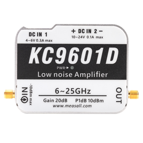 KC9601D 低噪声放大器 6-25GHz 20dB Type-C供电 LNA
