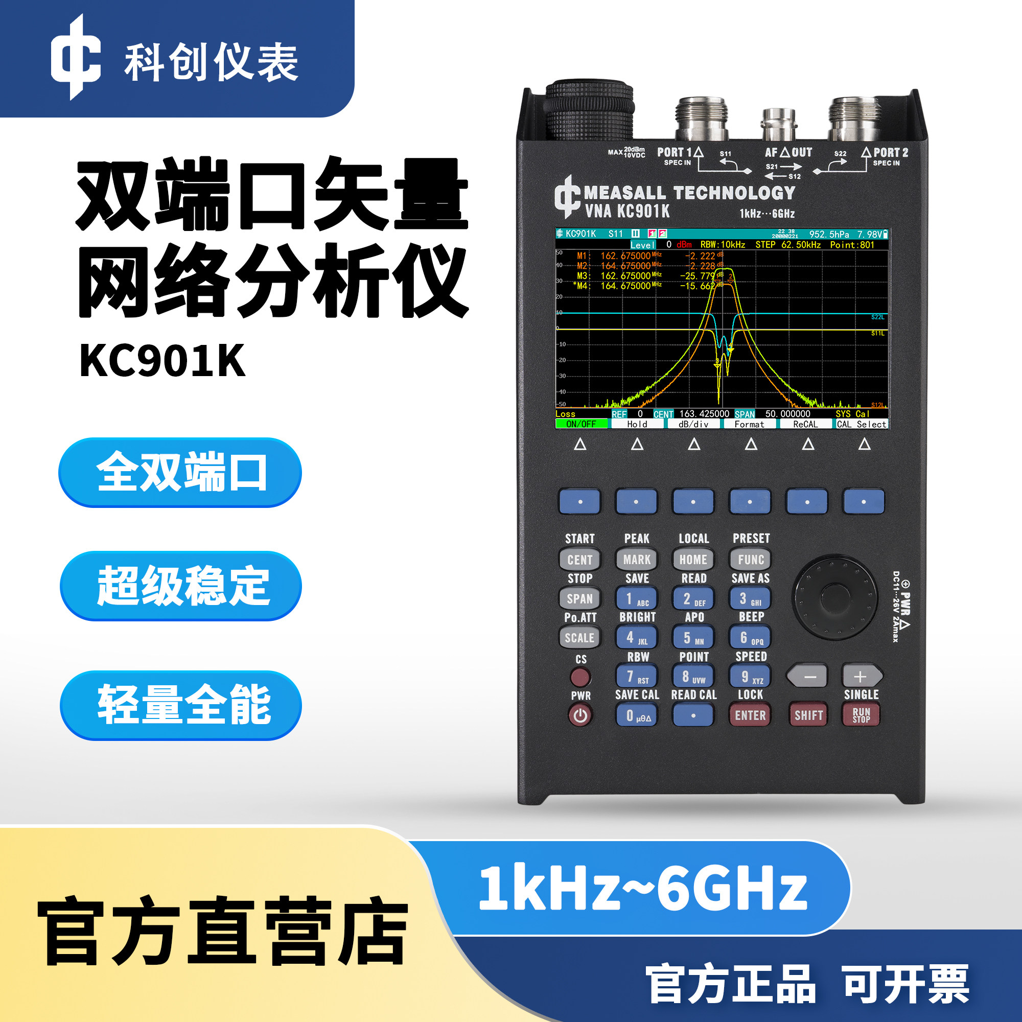 MEASALL网络分析仪双端口