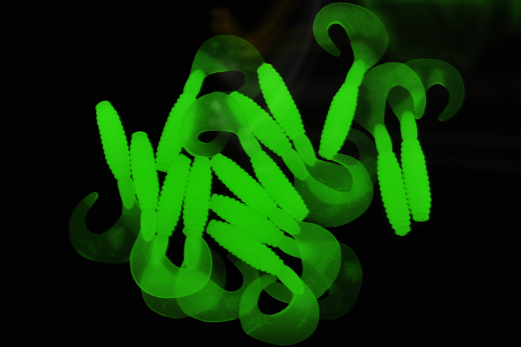 渔具鱼猎人软虫路亚假饵卷尾蛆