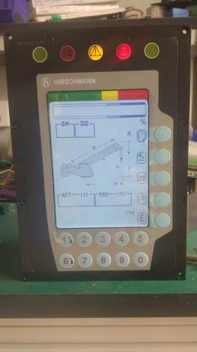 徐工中联京城重工履带吊汽车吊IC3600上车黑白力矩电脑显示器