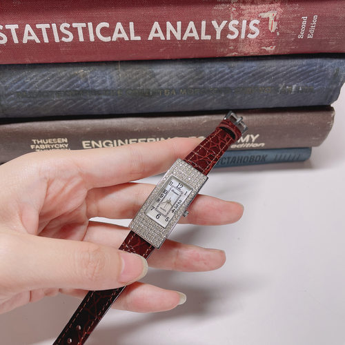 蒂美娜时尚前卫女士镶钻女表轻奢