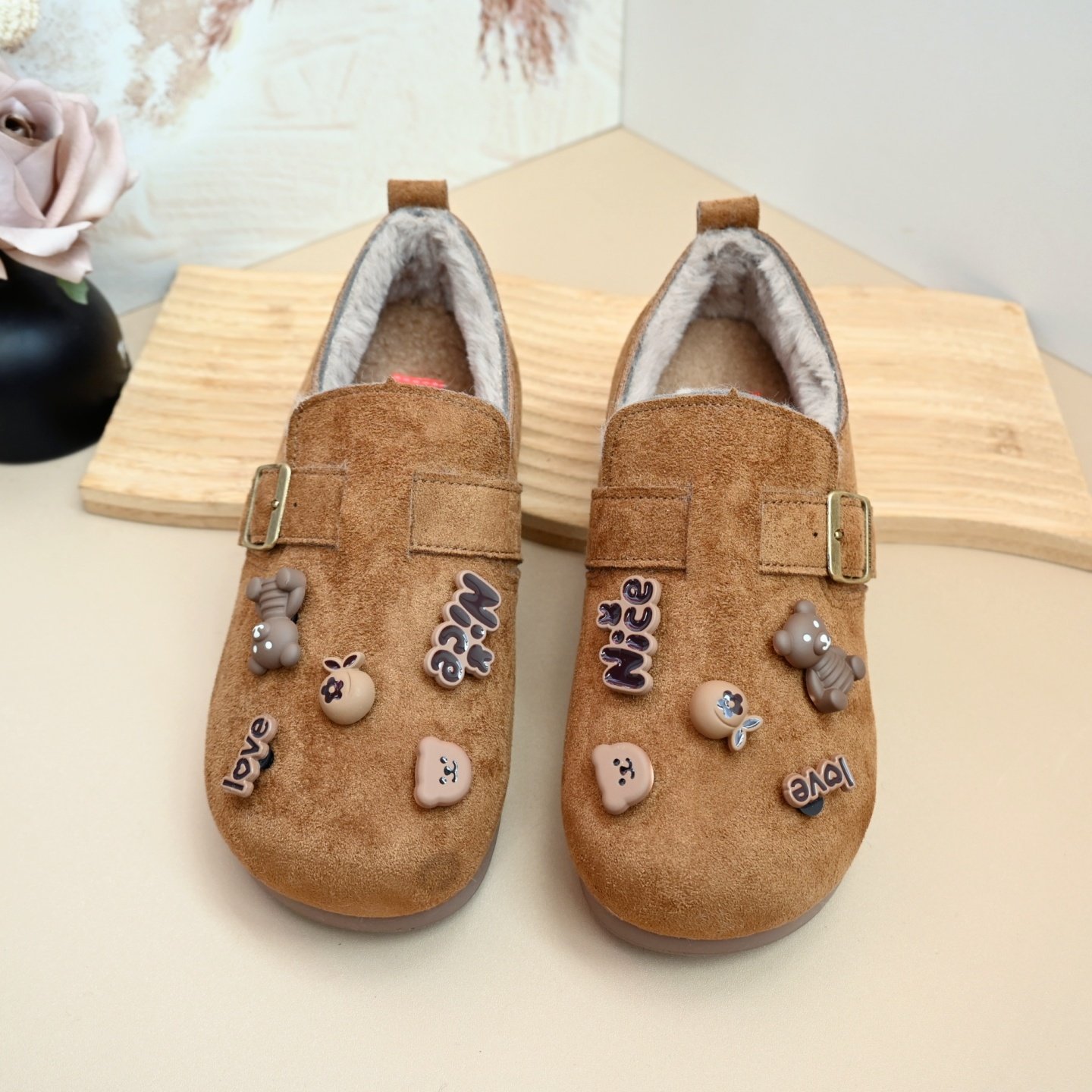 2025冬季新款老北京加绒保暖勃肯鞋百搭休闲时尚可爱软底女生棉鞋,女鞋,勃肯鞋/软木鞋,淘宝优惠券,粉丝福利购,淘宝优惠卷