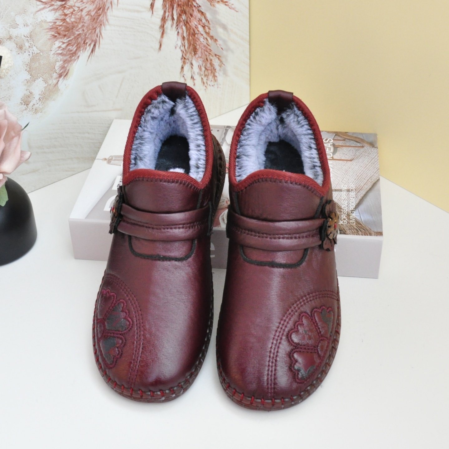 老北京布鞋冬季加厚棉鞋加绒保暖轻软健步休闲大棉鞋套脚妈妈女鞋,女鞋,棉鞋,淘宝优惠券,粉丝福利购,淘宝优惠卷