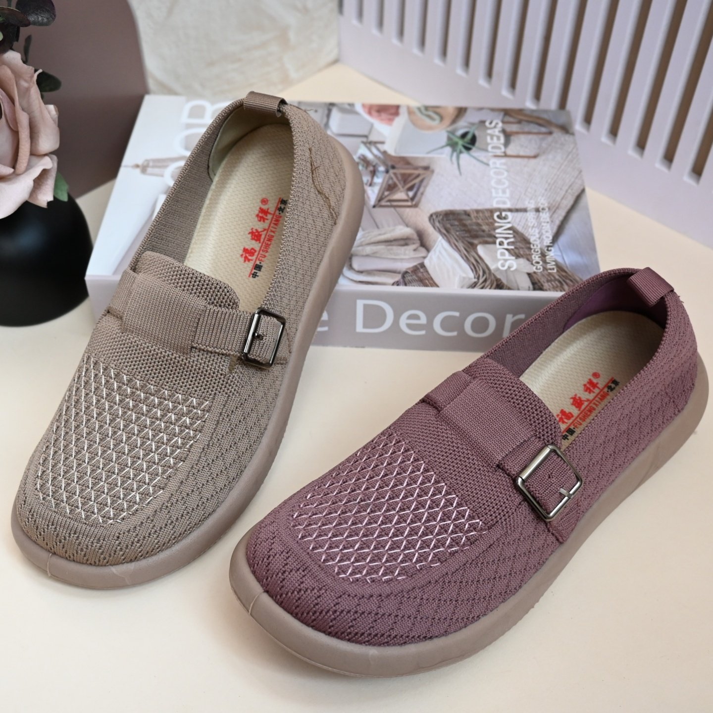 25年新款春秋健步老北京布鞋女鞋圆头软底透气妈妈鞋女单鞋女休闲,女鞋,传统布鞋,淘宝优惠券,粉丝福利购,淘宝优惠卷