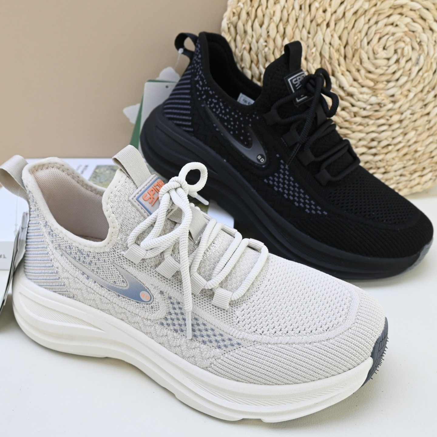 26春老北京飞织舒适运动健步超轻软底防滑透气肥脚宽松爸爸男单鞋,流行男鞋,网面鞋,淘宝优惠券,粉丝福利购,淘宝优惠卷