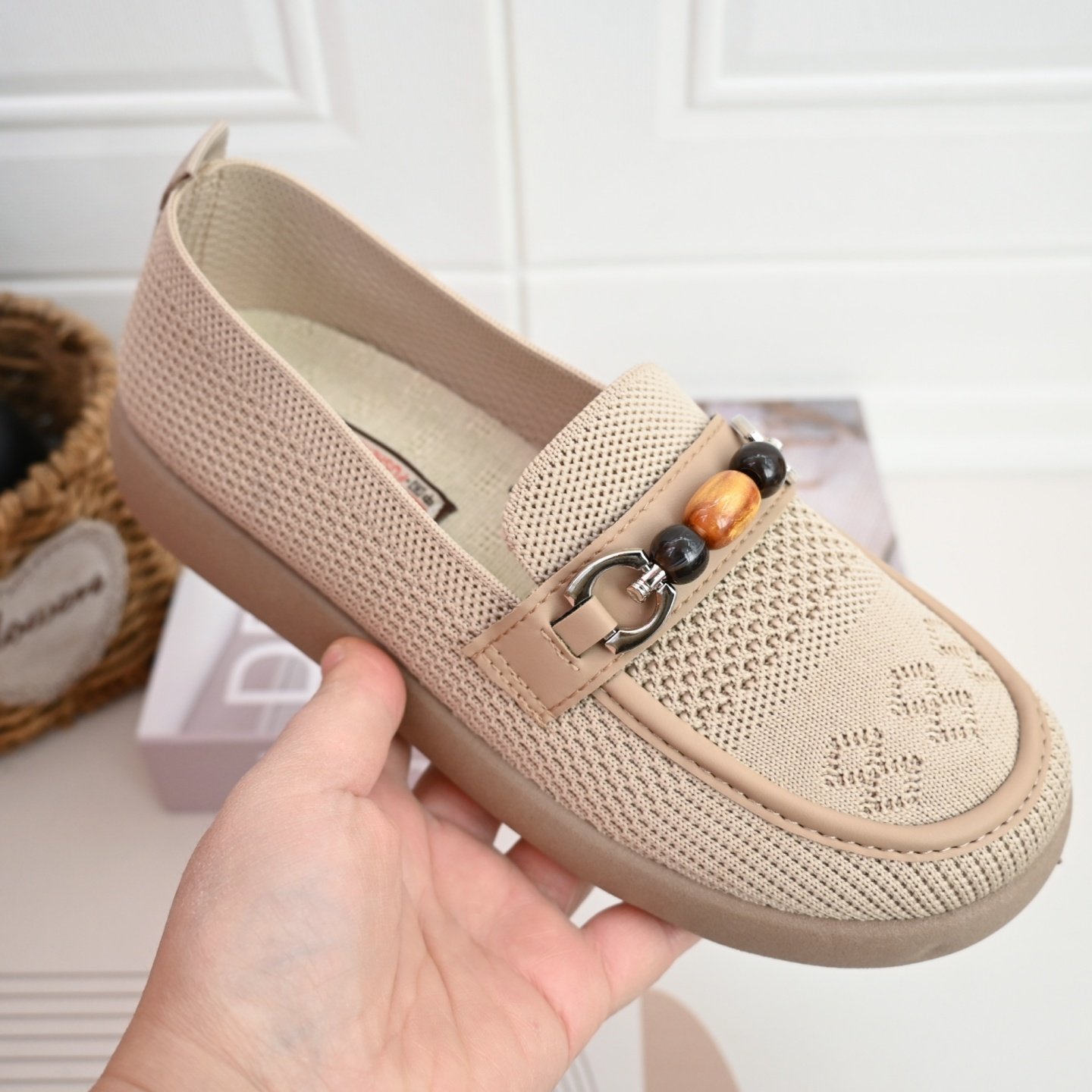 26春老北京透气飞织网面宽松圆头妈妈布鞋软底轻便舒适百搭女单鞋,女鞋,传统布鞋,淘宝优惠券,粉丝福利购,淘宝优惠卷