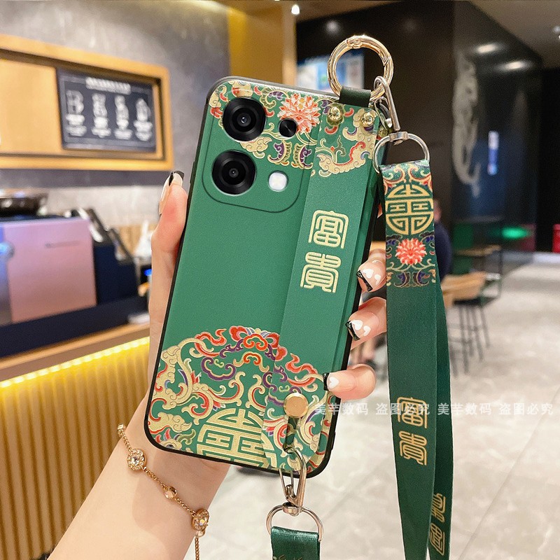 适用oppoa6手机壳A6Pro保护套OPPO A6GT硅胶软壳A6i腕带A5斜挎可背带A3Pro全包防摔女X新款i带挂绳挂脖子男5G